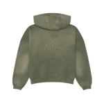 Green Rhude Zip Up Hoodie 2