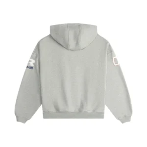 Grey Rhude Zip Up Hoodie 2