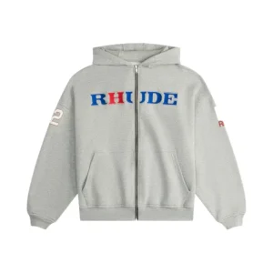Grey Rhude Zip Up Hoodie