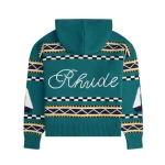 Rhude Bateau Knit Zip Up Hoodie 2