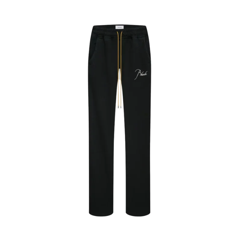Rhude-Black-Sweatpants Rhude Black Sweatpants
