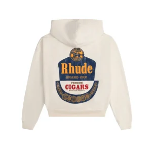 Rhude Grand Cru Premium Hoodie Cream 2