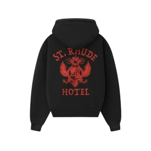 Rhude Hoodie Black 2