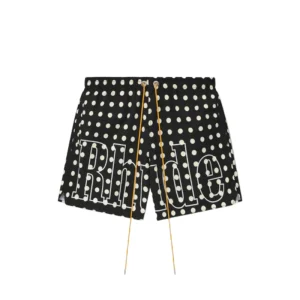 Rhude Logo Polka Dot Swim Shorts