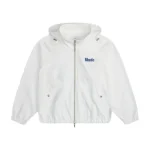 Rhude Palm Track Hoodie White