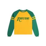 Rhude Sao Paulo Yellow Sweatshirt