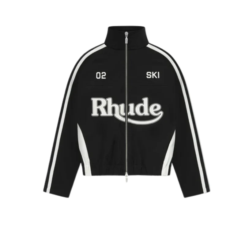Rhude-Ski-Track-Black-Jackets Rhude Ski Track Black Jackets