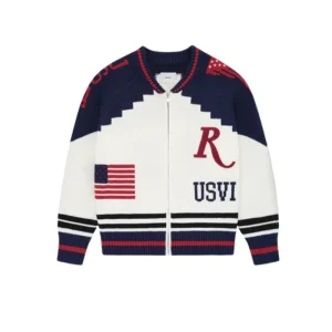 Rhude St Croix Zip Up Sweatshirt