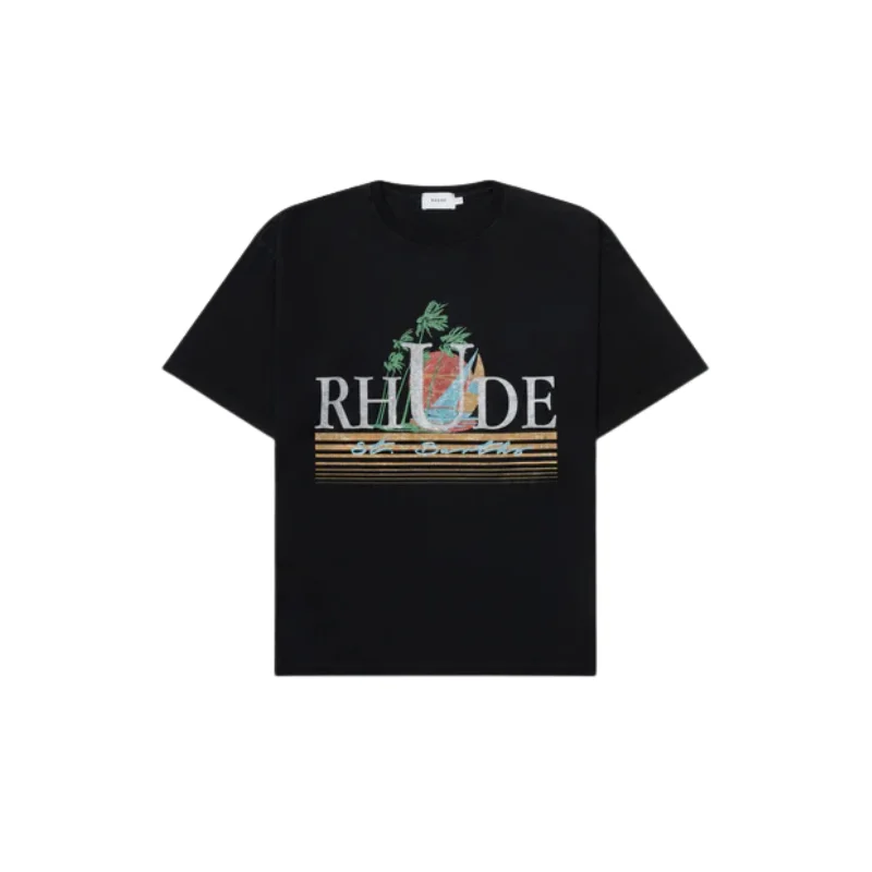 Rhude-Tropics-Black-Shirts Rhude Tropics Black Shirts
