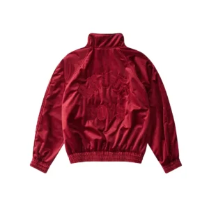 Rhude Velvet Track Red Jackets 2