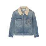 Rhude Western Zip Up Denim Jackets