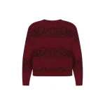 Rhude Lightning Maroon Sweatshirt 2