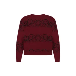 Rhude Lightning Maroon Sweatshirt 2
